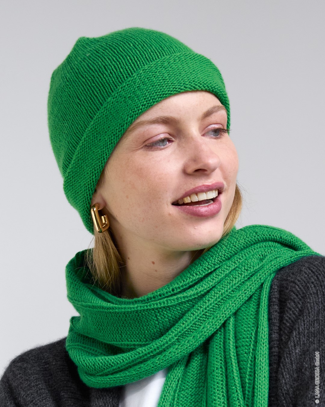Artikelbild 1 des Artikels “Mütze Glatt Rechts aus Cashmere Pure “