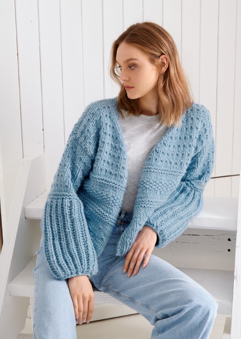 Artikelbild 1 des Artikels “kurze Jacke im Mustermix aus Per Lei (GOTS) “