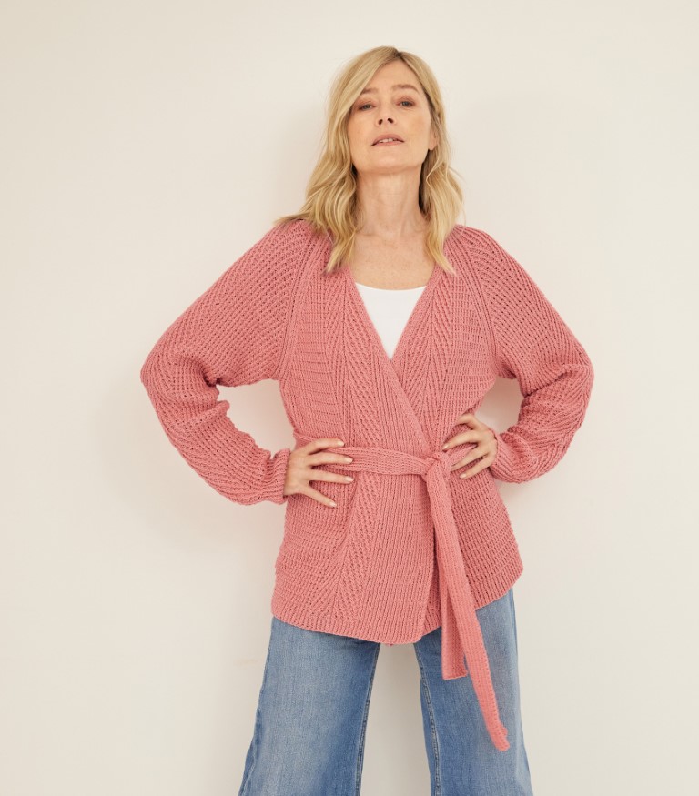 Artikelbild 1 des Artikels “Jacke mit Gürtel  aus Elastico “