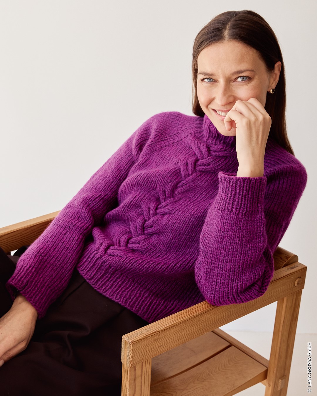 Artikelbild 1 des Artikels “Pullover Mit Zopf aus Alta Moda Cashmere 16 “