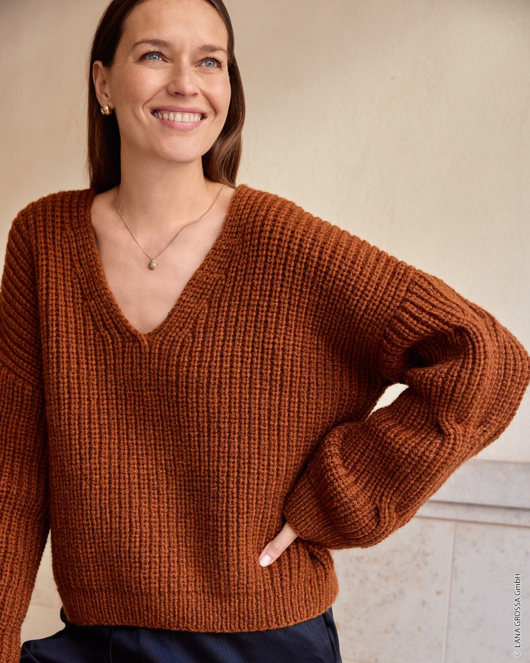Artikelbild 1 des Artikels “Pullover Mit Verzopfung aus Alta Moda Cashmere 16 “