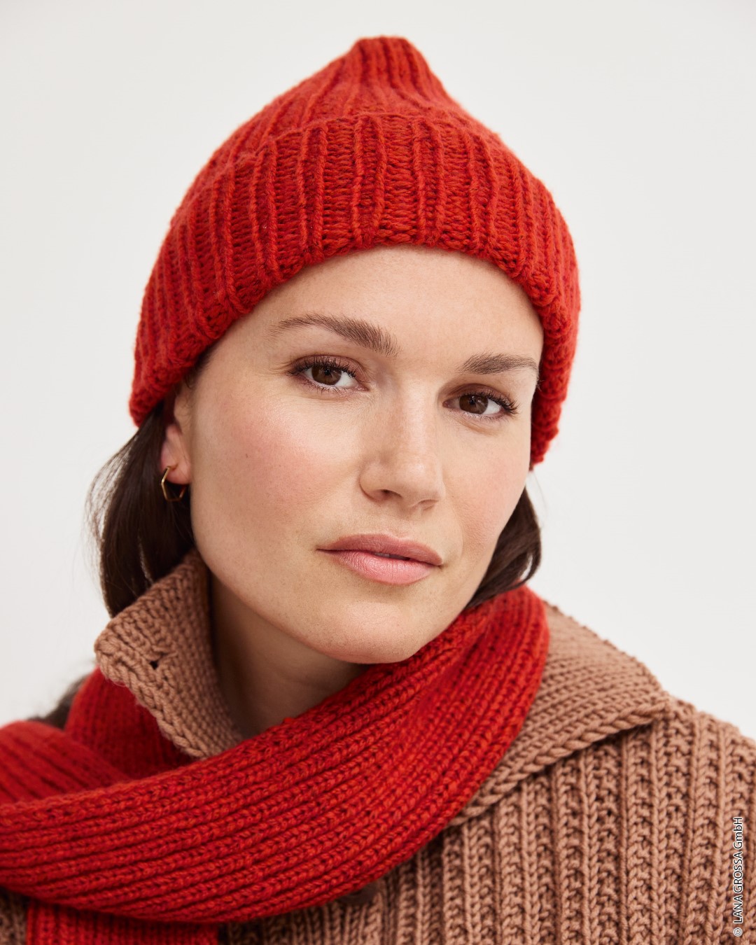 Artikelbild 1 des Artikels “Mütze Mit Rippenmuster aus Alta Moda Cashmere 16 “