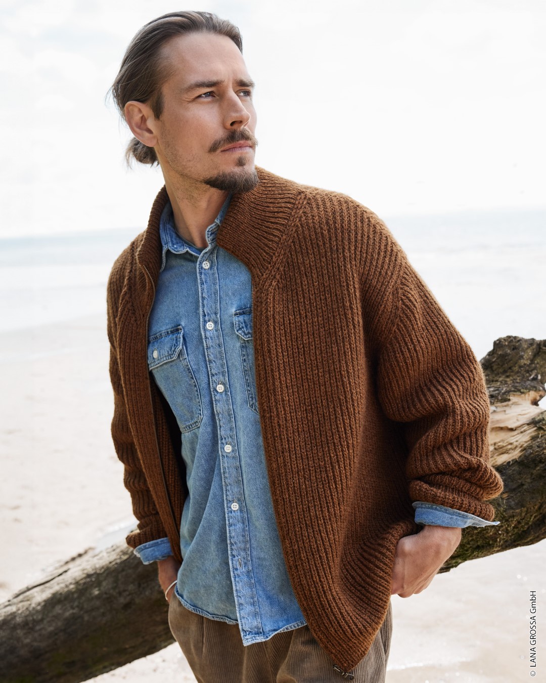 Artikelbild 1 des Artikels “Jacke Mit Reißverschluss aus Alta Moda Alpaca “