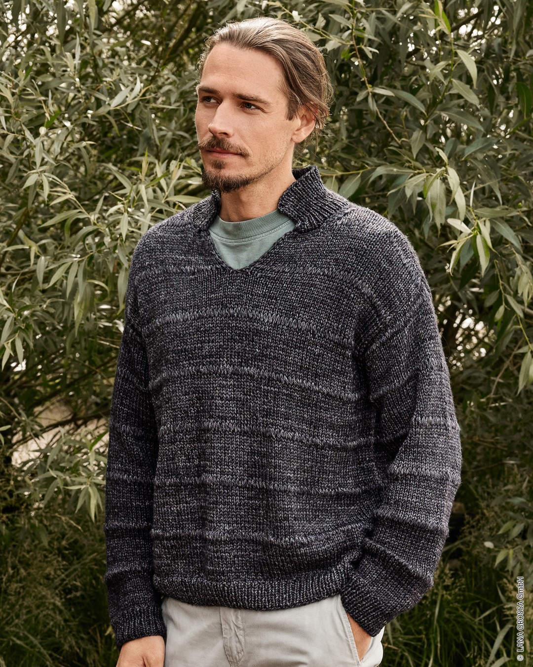 Artikelbild 1 des Artikels “Pullover Mit Stehkragen aus Vintage Chunky “
