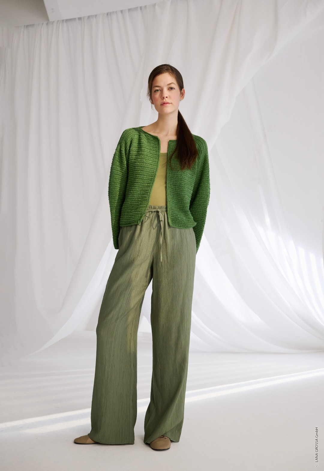 Artikelbild 1 des Artikels “Jacke Mit Fallmaschenmuster aus Linarte “