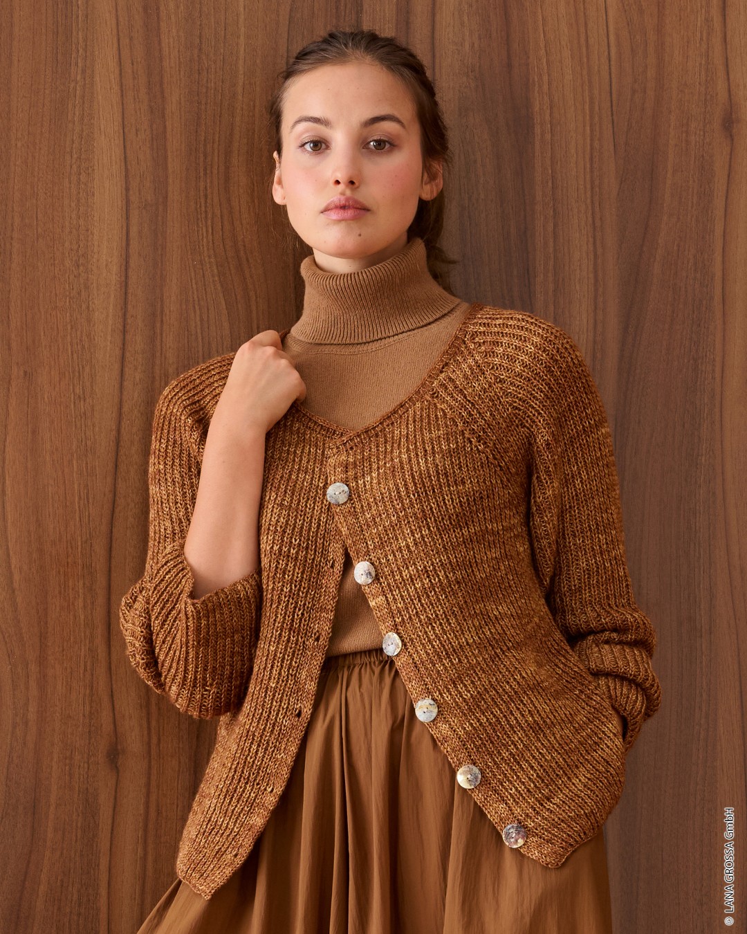 Artikelbild 1 des Artikels “Raglanjacke aus Brigitte Silkdream “