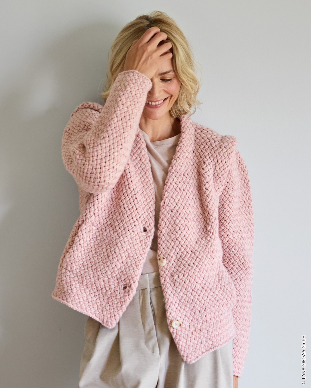 Artikelbild 1 des Artikels “Jacke Im Flechtmuster aus Lala Berlin Lovely Cotton “