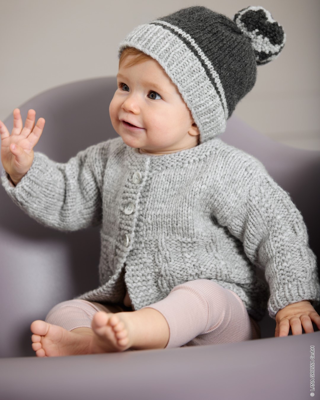 Artikelbild 1 des Artikels “Jacke Mit Strukturmuster aus Cool Merino Big “