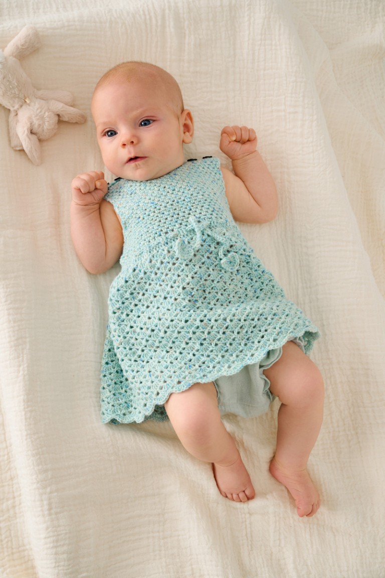 Artikelbild 1 des Artikels “Kleid Mit Herzchen aus Cool Wool Baby Print Punto “