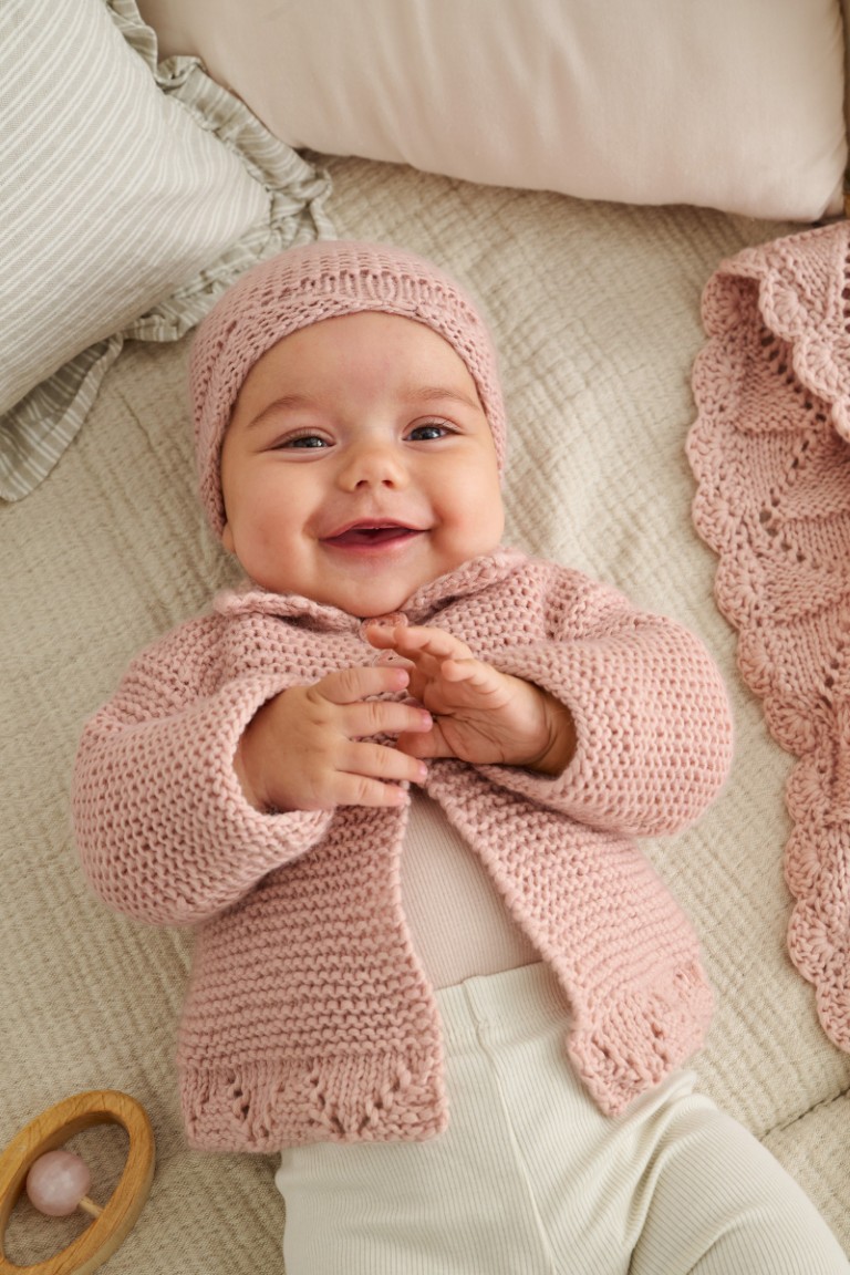 Artikelbild 1 des Artikels “Jacke Mit Lochmuster aus Summer Softness “