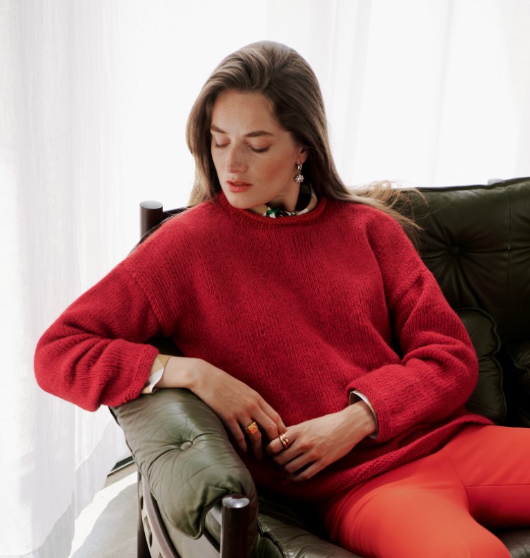 Artikelbild 1 des Artikels “Pullover glatt rechts aus Brigitte No. 2 “
