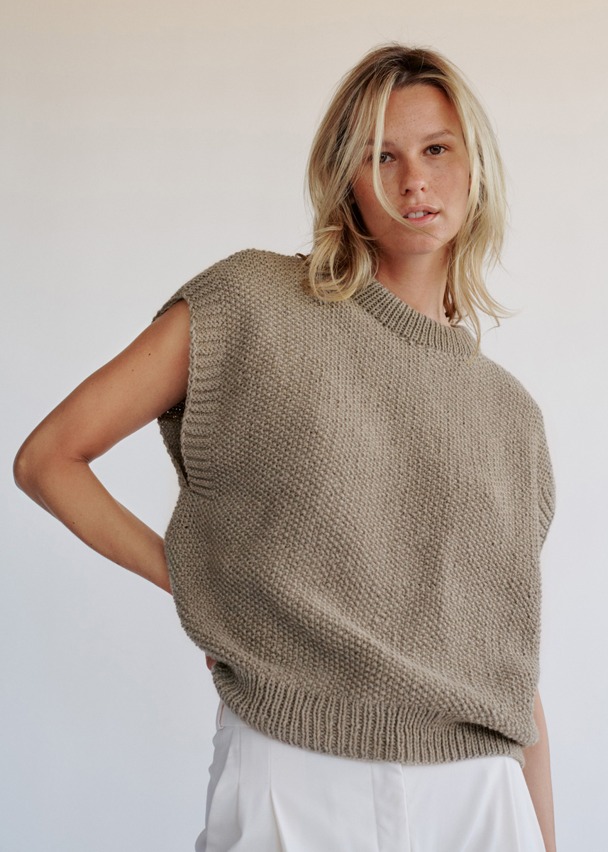 Artikelbild 1 des Artikels “Pullunder aus LandLust Alpaka Merino 100 “