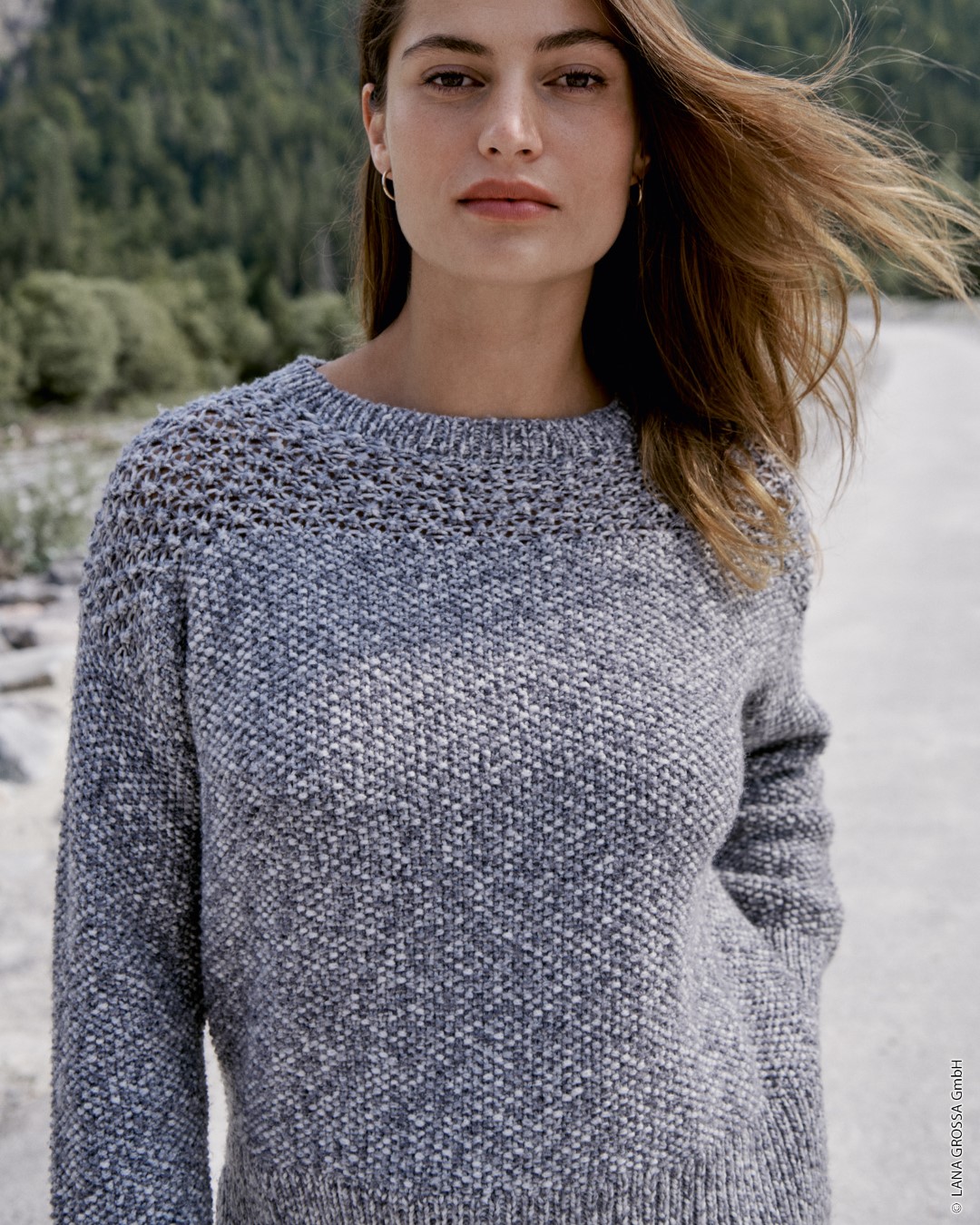 Artikelbild 1 des Artikels “Pullover Mit Perlmuster aus Cool Merino “
