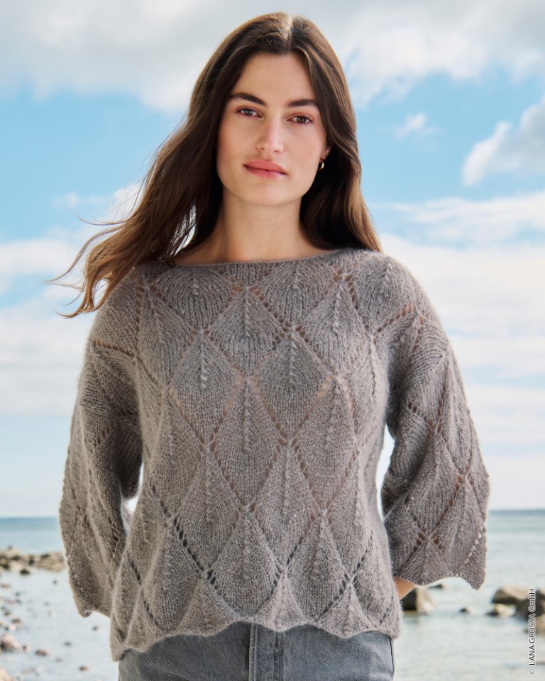 Artikelbild 1 des Artikels “Pullover Mit Rautenmuster aus Superkid Seta “