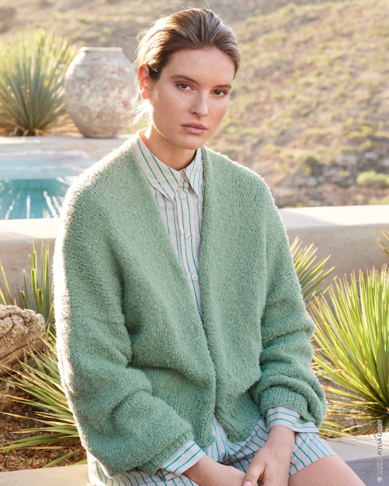 Artikelbild 1 des Artikels “Top-Down Cardigan aus Ella “