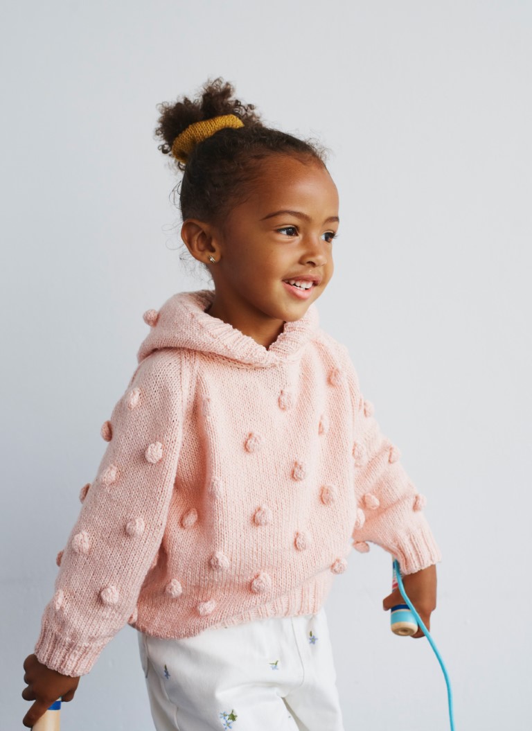 Artikelbild 1 des Artikels “Kinderpullover mit Noppen aus Alta Moda Cotolana “