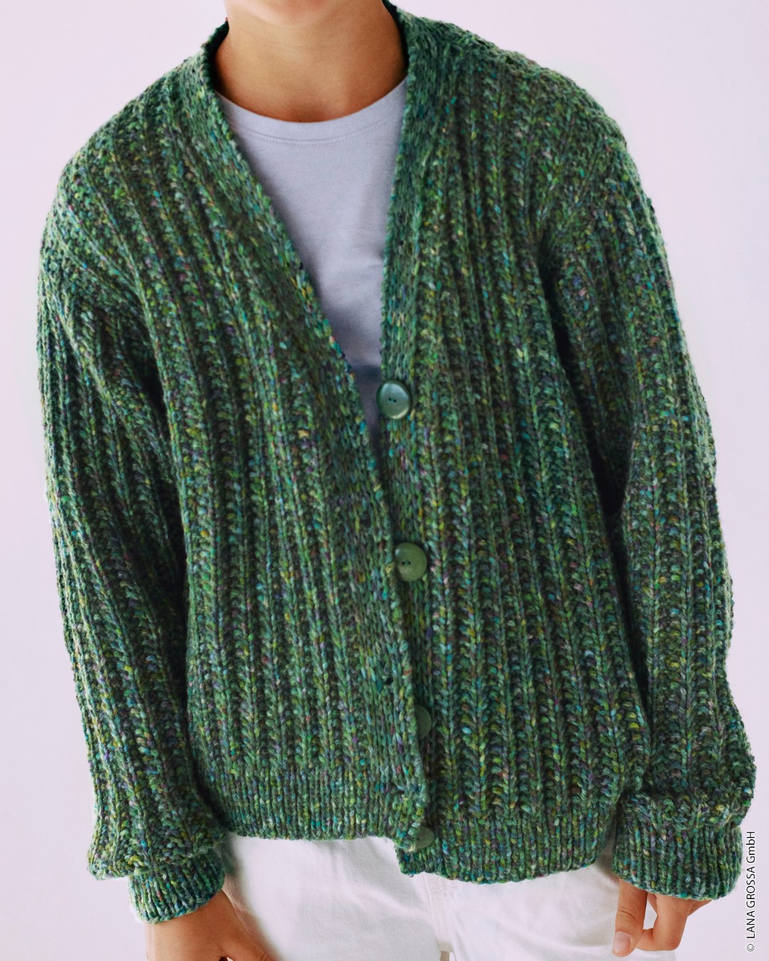 Artikelbild 1 des Artikels “Jacke Mit V-Ausschnitt aus Cool Merino “