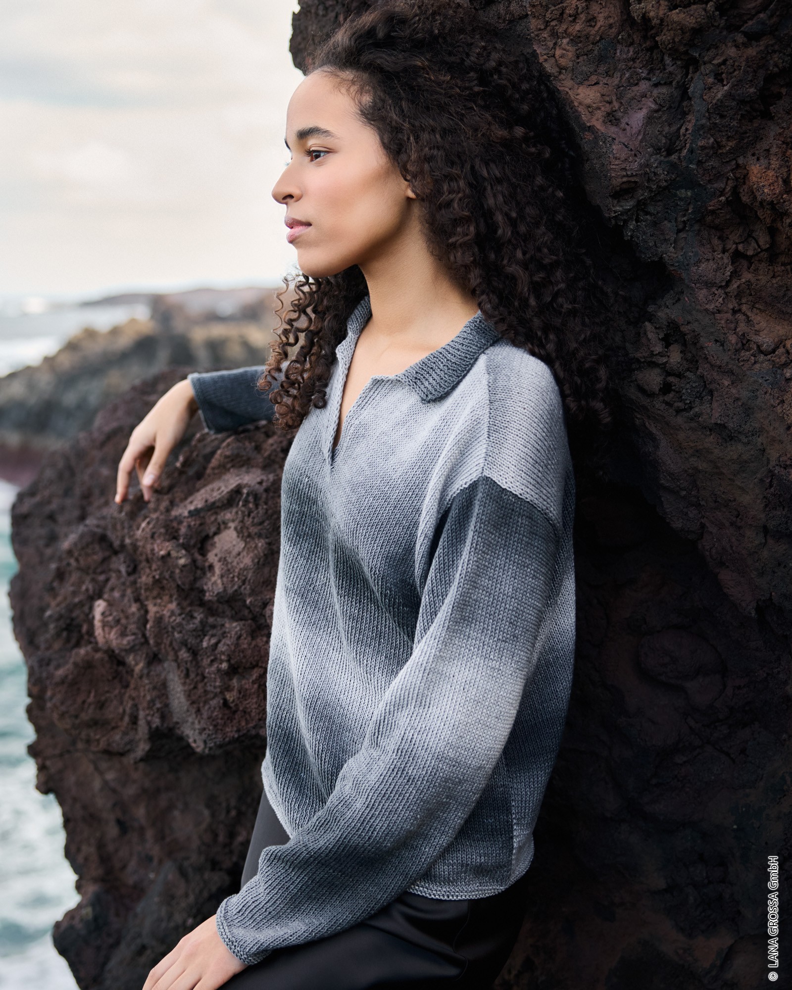 Artikelbild 1 des Artikels “Pullover Mit Polo Kragen aus Gomitolo Tono “