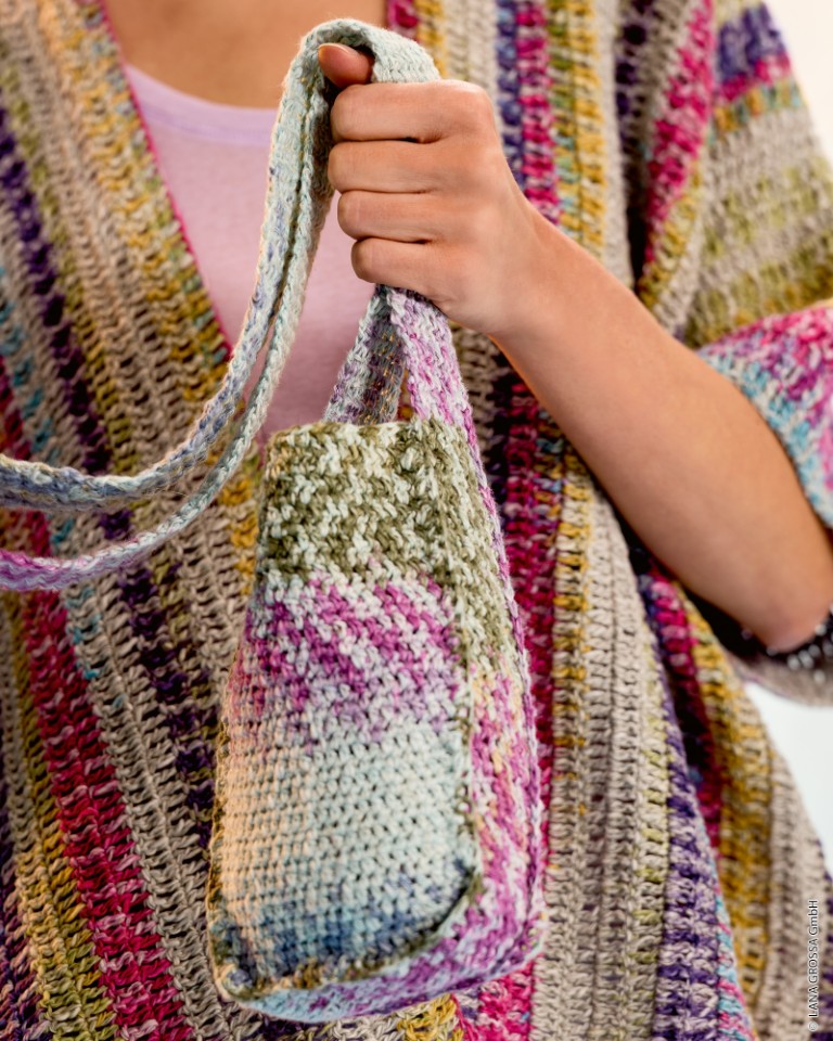 Artikelbild 1 des Artikels “Kleine Tasche aus Gomitolo California “
