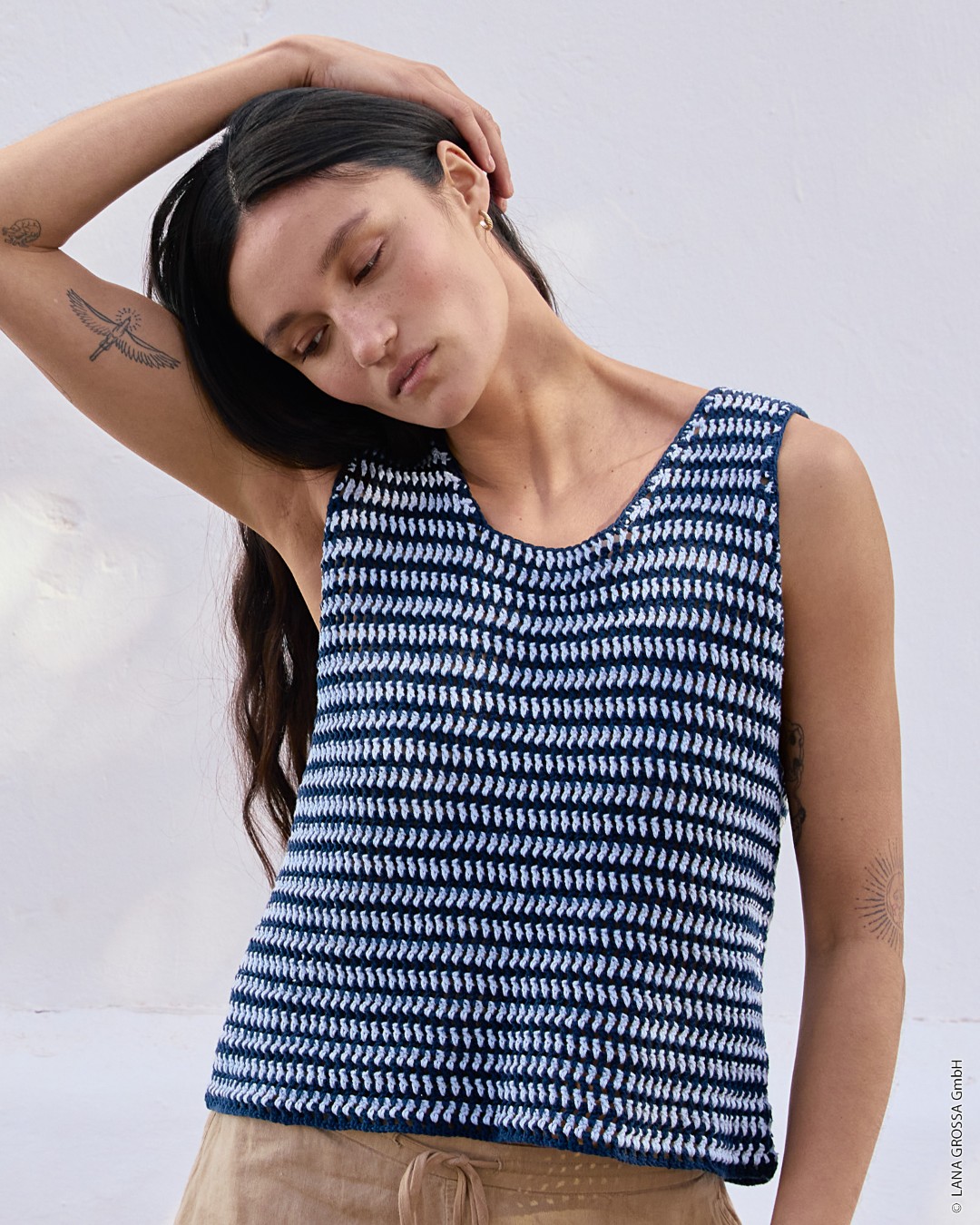 Artikelbild 1 des Artikels “Top Im Gittermuster aus Elastico “