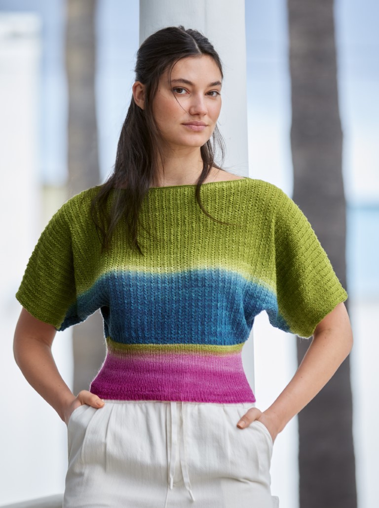 Artikelbild 1 des Artikels “Pullover aus Cool Wool Lace Hand-Dyed “
