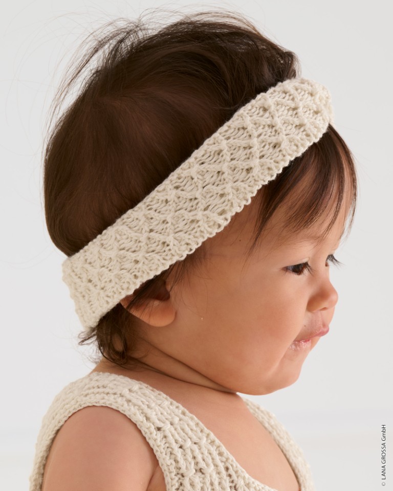 Artikelbild 1 des Artikels “Stirnband Mit Wabenmuster aus Summer Cashmere “
