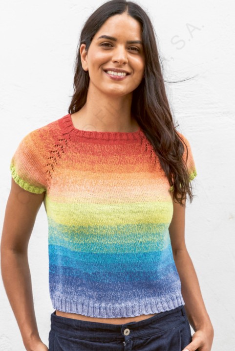 Artikelbild 1 des Artikels “Pullover aus Katia Pop-Up Cotton “
