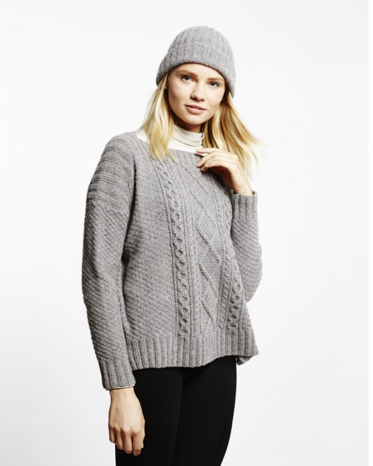 Artikelbild 1 des Artikels “Pullover mit Zopfmustern aus Lamana Como “