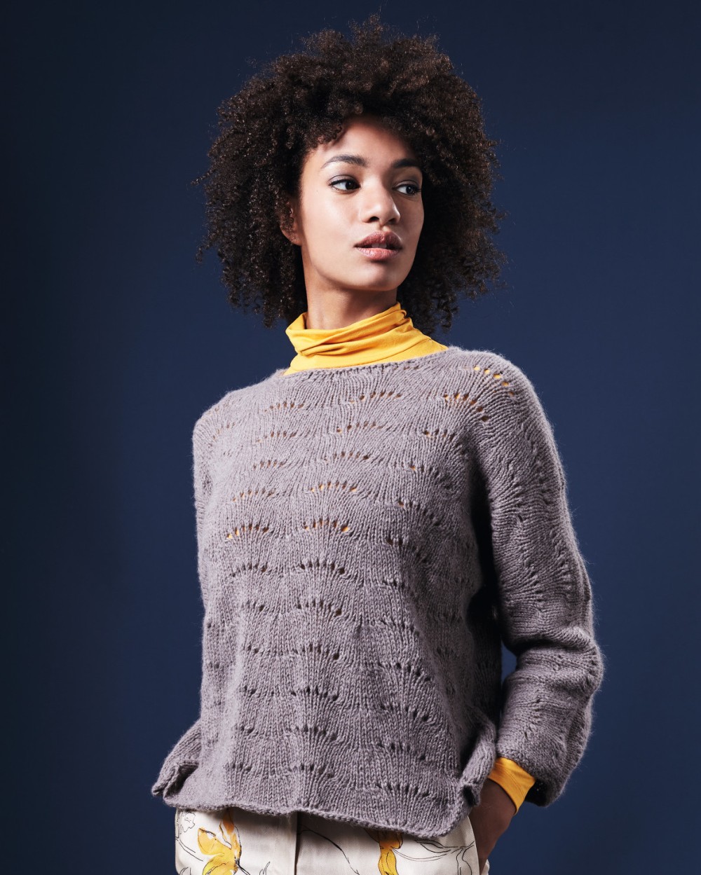 Artikelbild 1 des Artikels “Pullover (III) aus Lamana Bergamo 40 - Altrosa | L, XL (375g)“