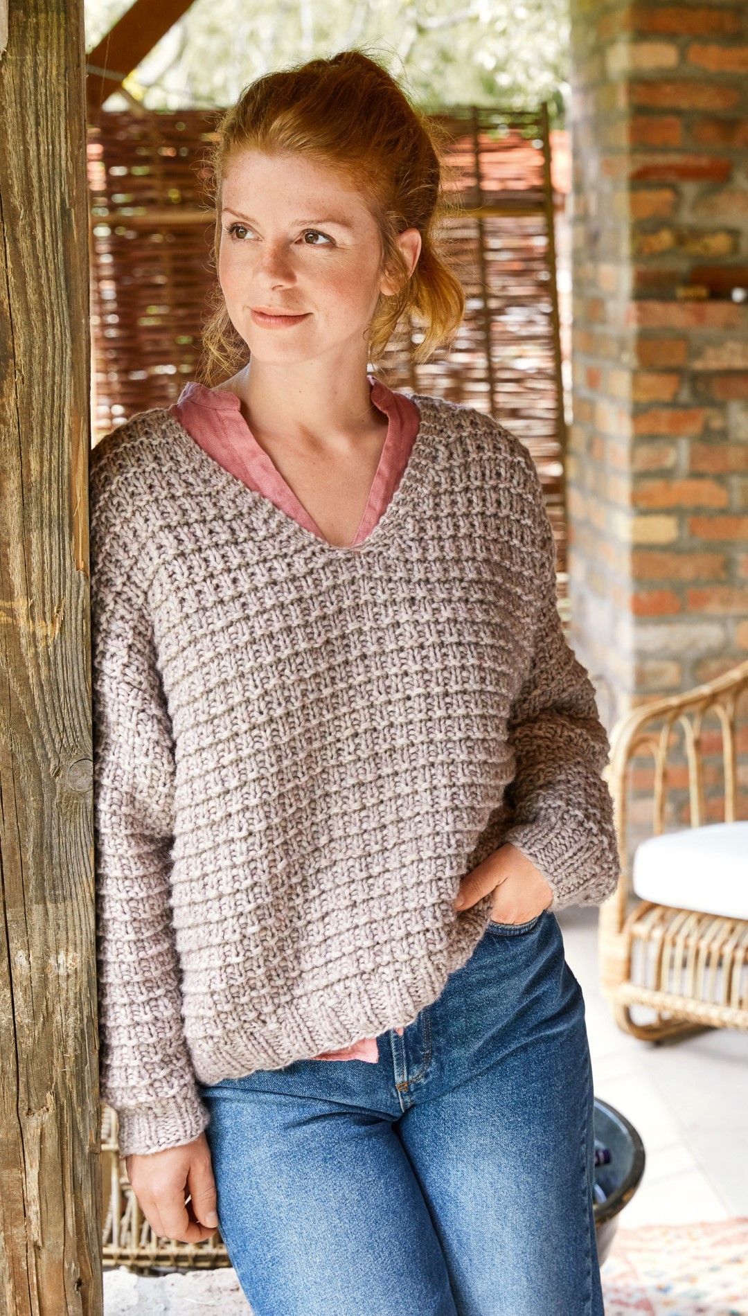 Artikelbild 1 des Artikels “Pullover (I) aus LandLust Winterwolle “
