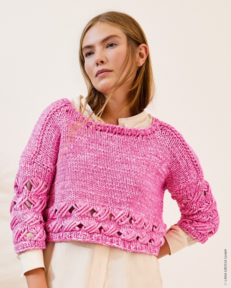 Artikelbild 1 des Artikels “Pullover Mit Diagonalmuster aus Gelato (Vintage) “