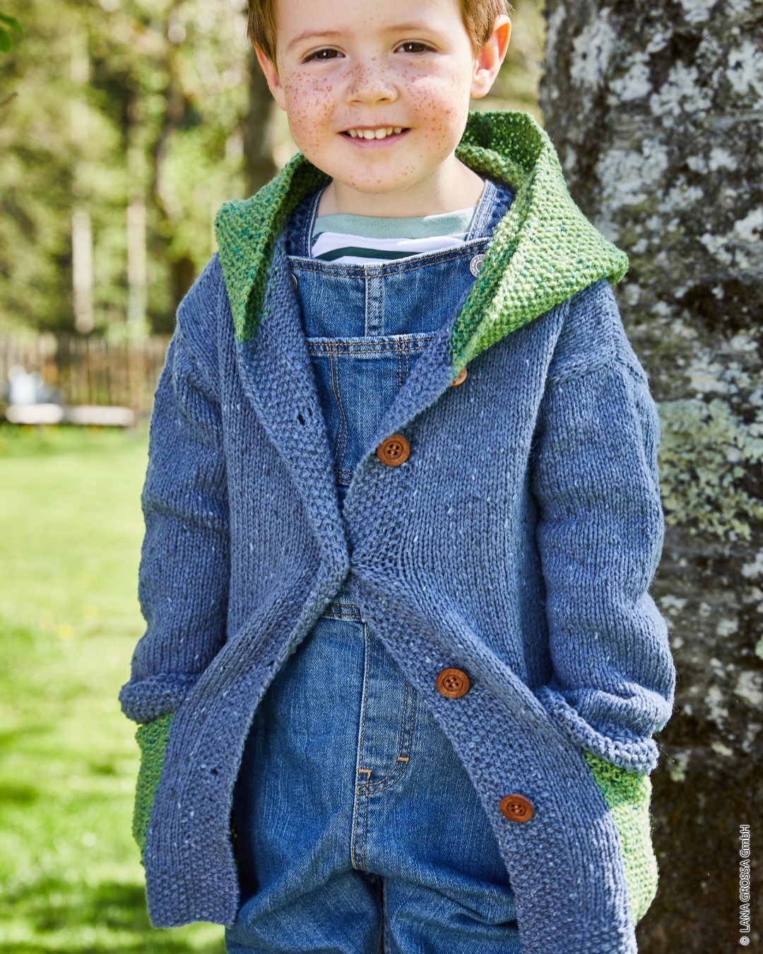 Artikelbild 1 des Artikels “Kinderjacke Mit Kapuze aus Landlust-Soft-Tweed 180 “