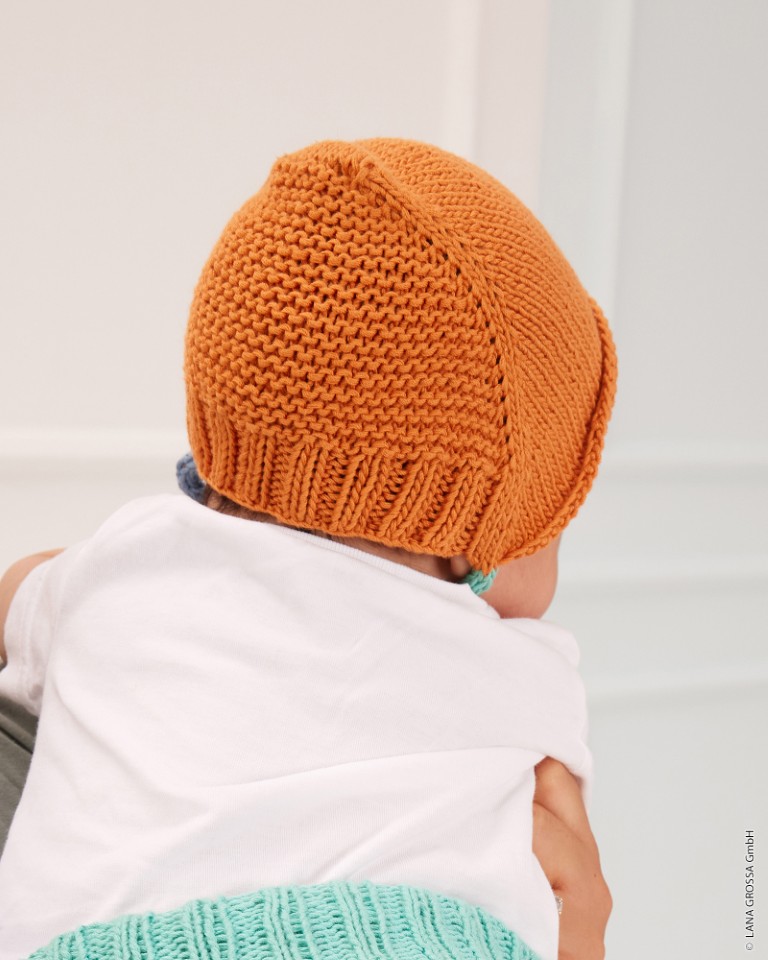 Artikelbild 1 des Artikels “Babymütze Mit I-Cord Kordel aus Landlust Baumwolle “
