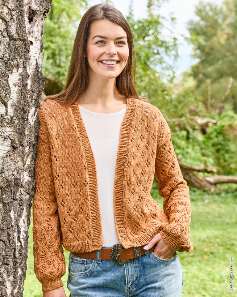 Artikelbild 1 des Artikels “Ajourjacke aus Landlust-Baumwolle “