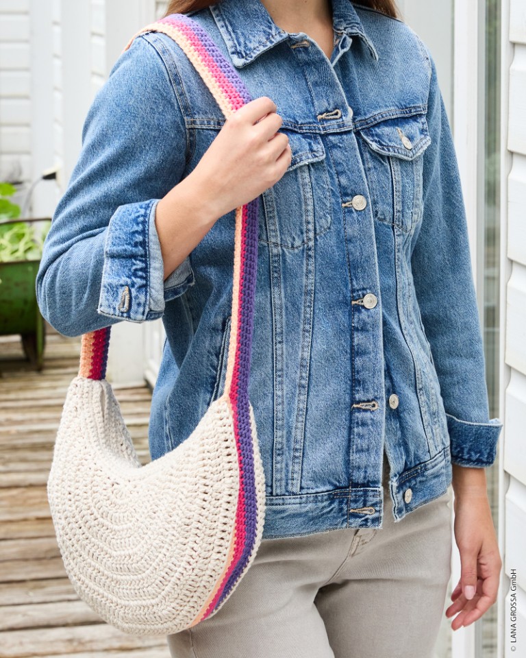 Artikelbild 1 des Artikels “Häkeltasche aus Landlust-Baumwolle “