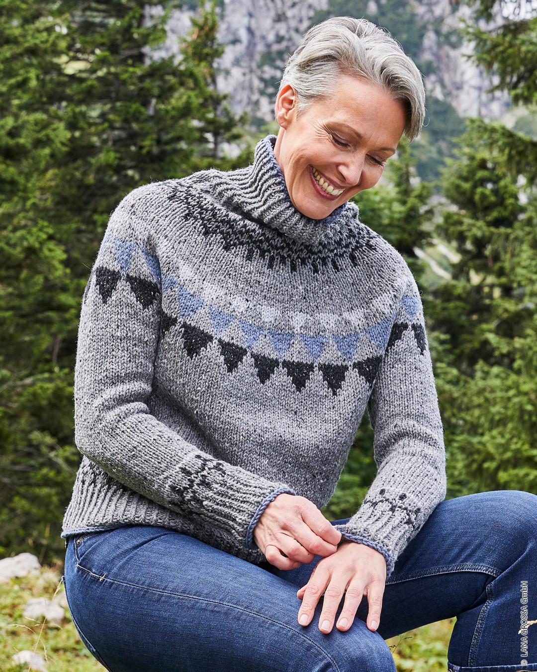 Artikelbild 1 des Artikels “Rundpassenpullover aus Landlust Soft Tweed 90 “