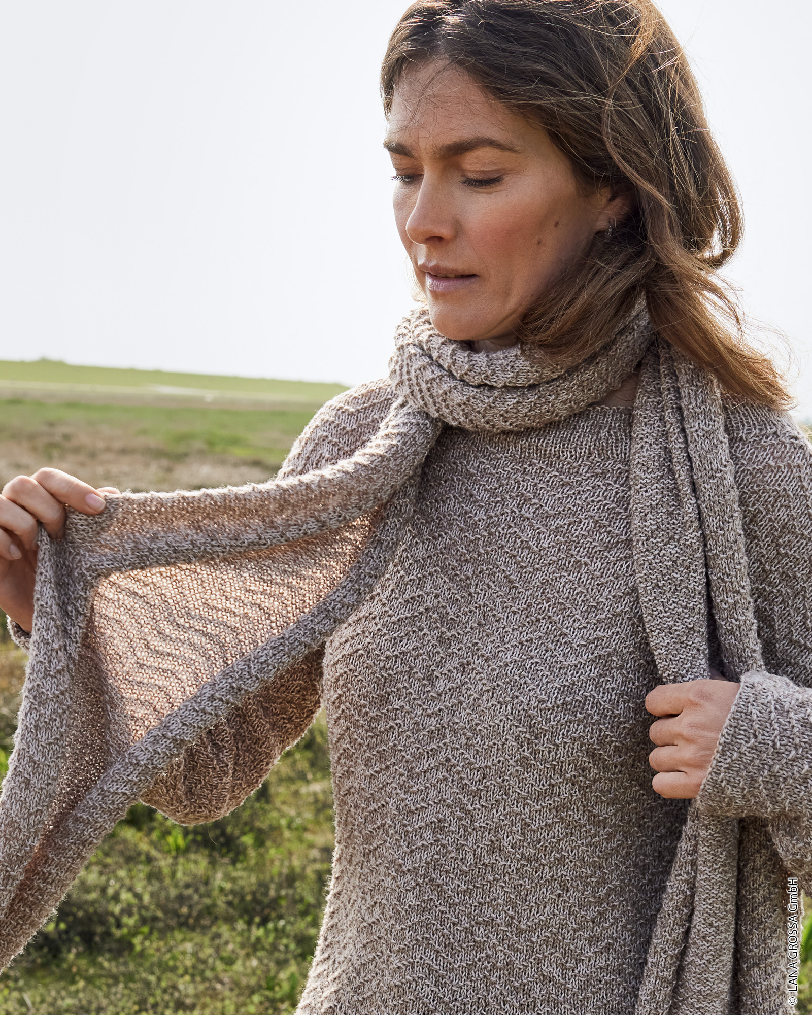 Artikelbild 1 des Artikels “Schal Im Zackenmuster aus Cool Wool Lace “