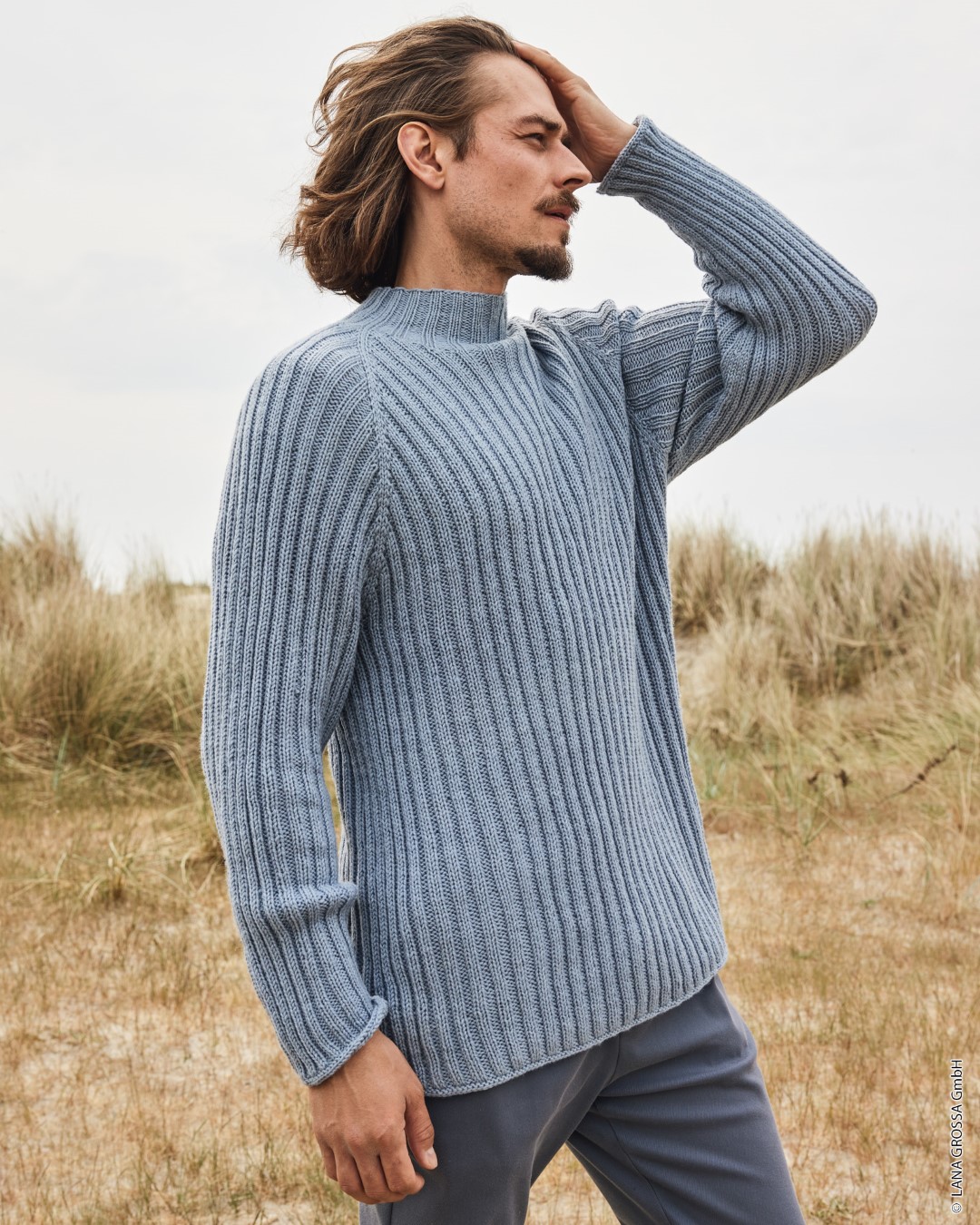 Artikelbild 1 des Artikels “Raglanpullover Top Down aus Merino Uno 14 - Gelb | 52/54 (750g)“