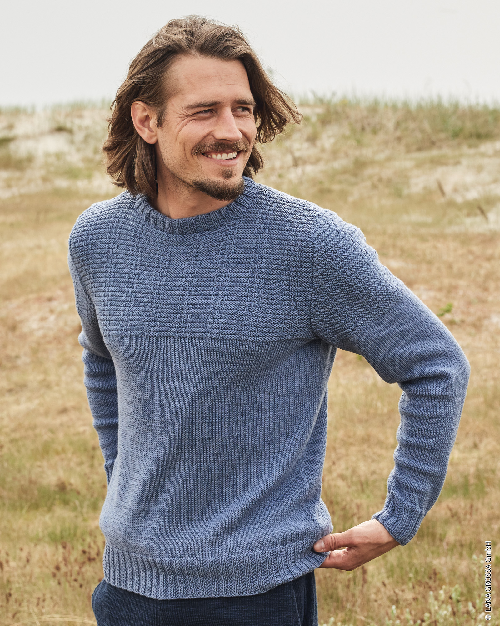 Artikelbild 1 des Artikels “Herrenpullover Im Strukturmuster aus Cool Wool “