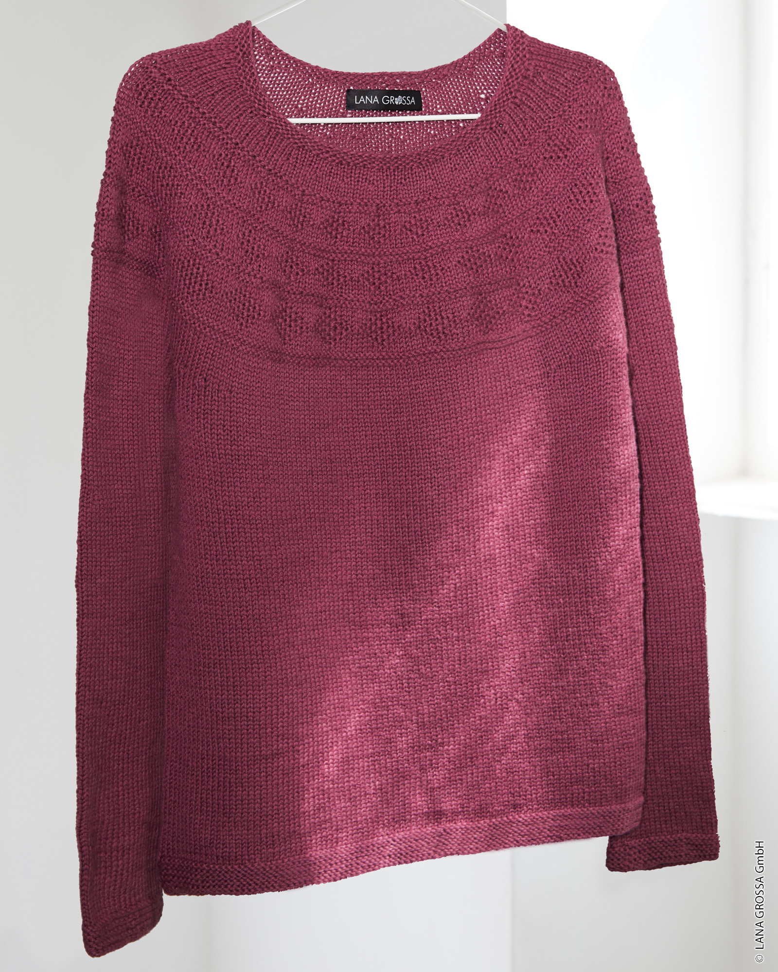 Artikelbild 1 des Artikels “Rundpassenpullover aus Merino Uno “