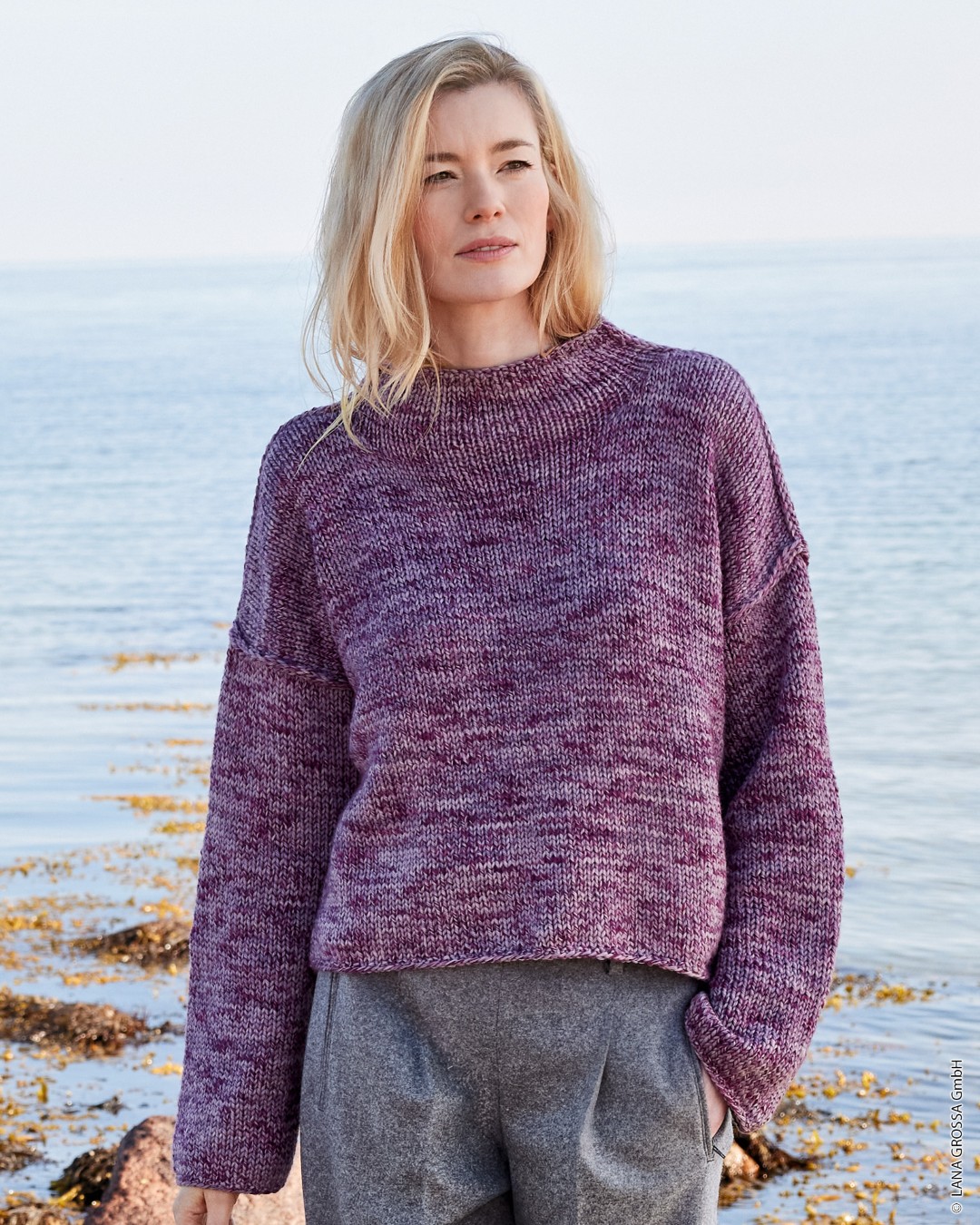 Artikelbild 1 des Artikels “Oversize-Pullover aus Vintage Chunky “