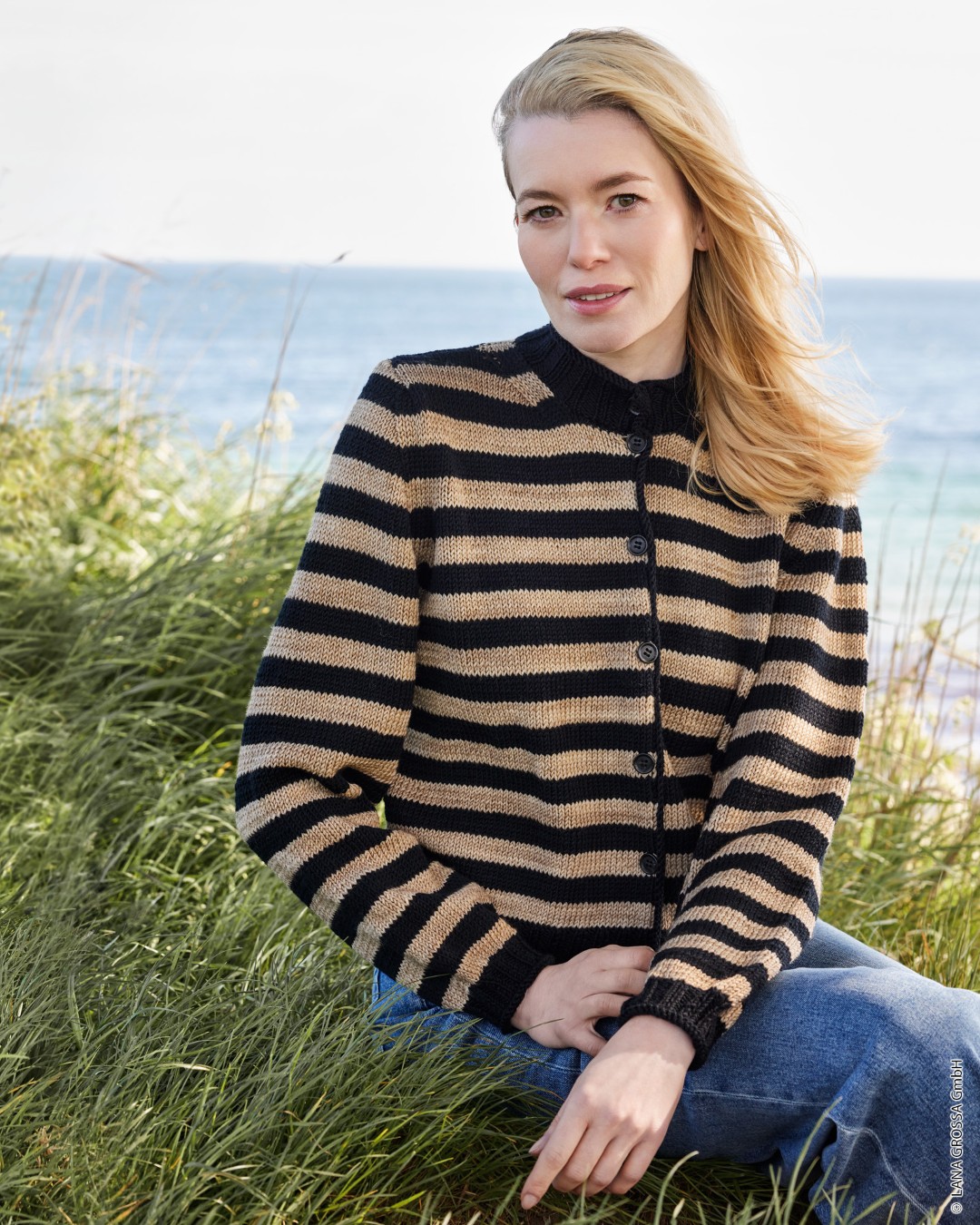Artikelbild 1 des Artikels “Streifenjacke Glatt Rechts aus Cool Wool Big & Cool Wool Big Vintage “