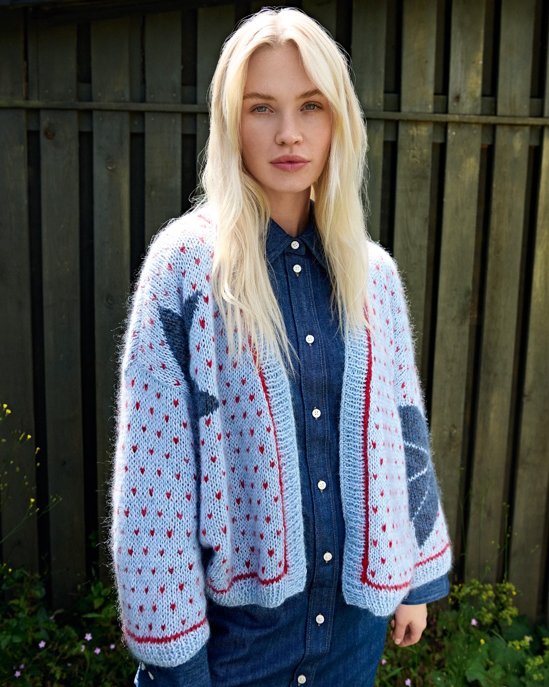 Artikelbild 1 des Artikels “Jacquard-Cardigan aus Ecopuno & Silkhair “