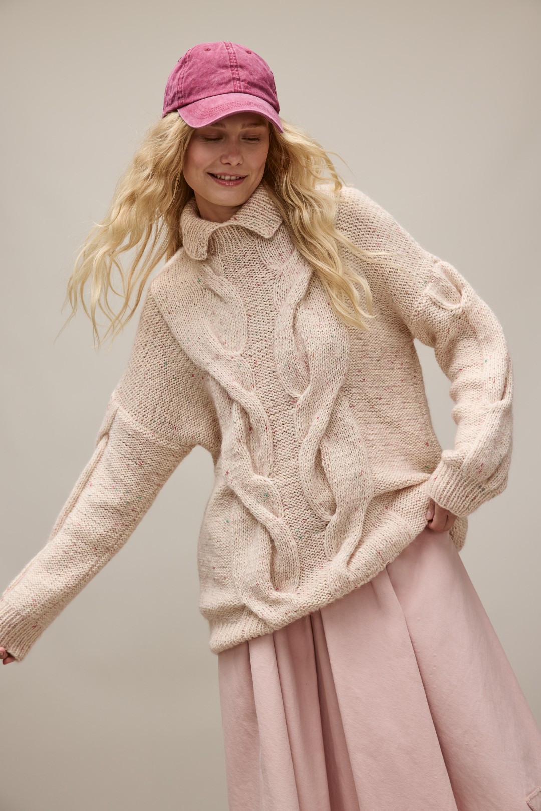 Artikelbild 1 des Artikels “Long-Sweater aus Ecopuno & Natural Superkid Tweed “