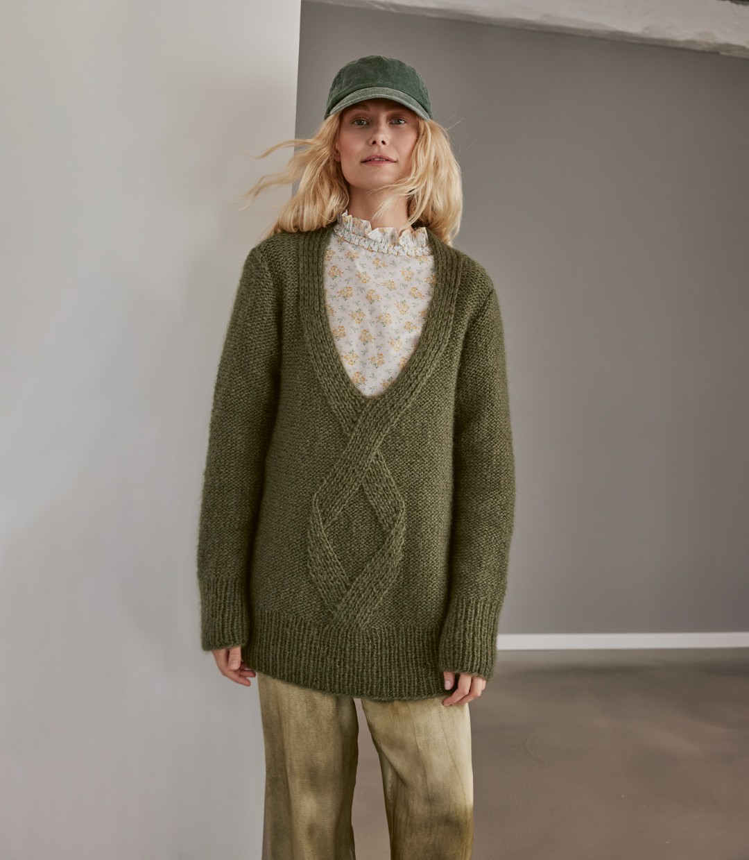 Artikelbild 1 des Artikels “Oversized-Sweater aus Mohair Di Gio “