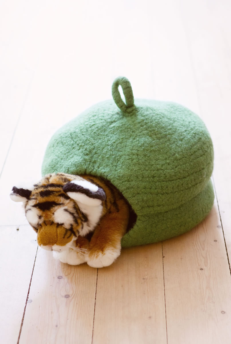 Artikelbild 1 des Artikels “Katzenkörbchen aus Feltro Uni “