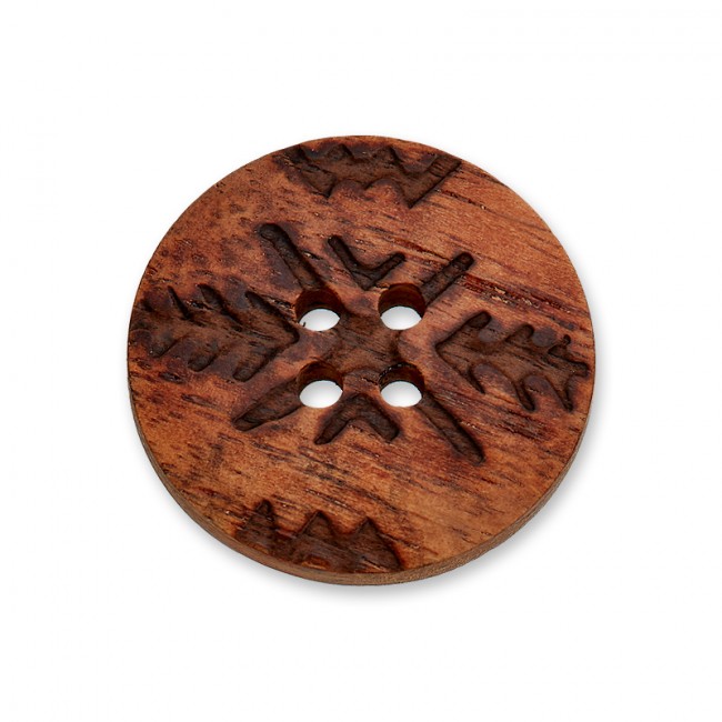 Artikelbild 1 des Artikels “LORD Holzknopf Dunkel mit Gravur “