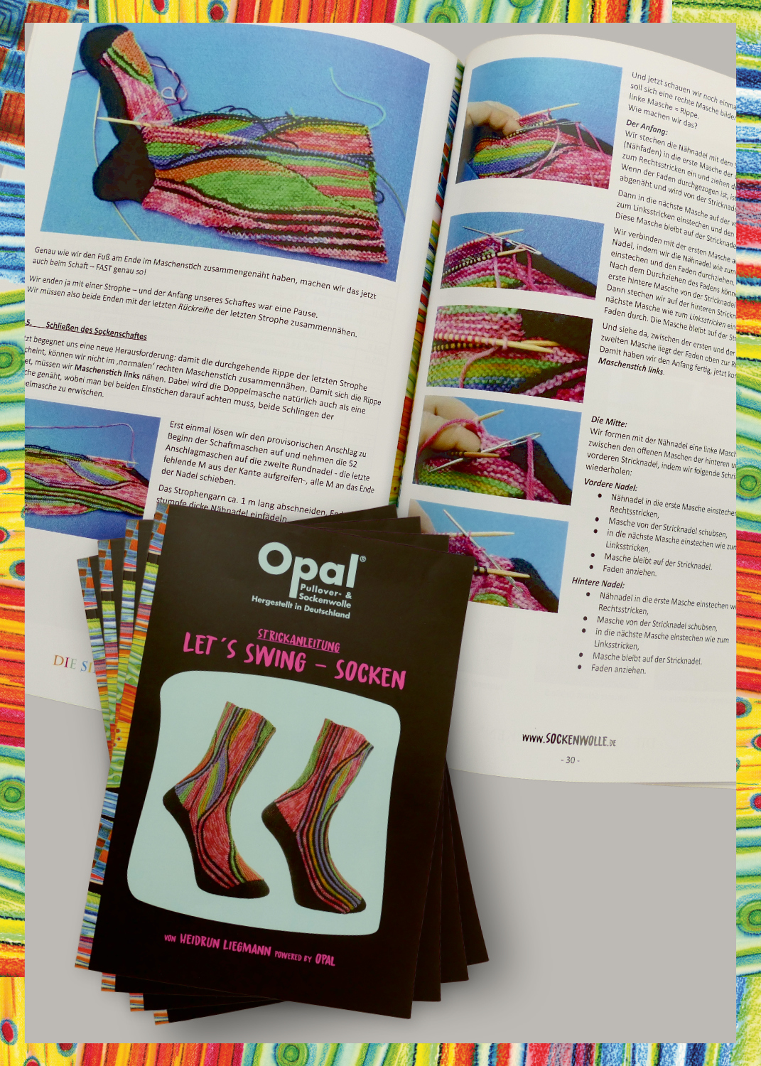 Artikelbild 1 des Artikels “OPAL Strickanleitung Let´s Swing - Socken “