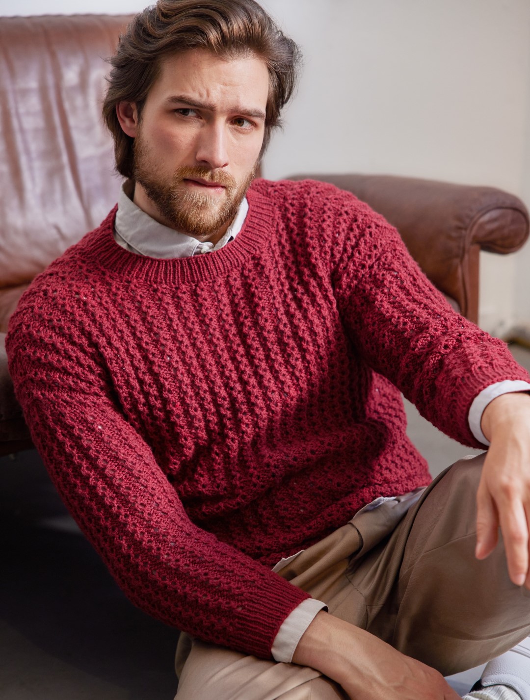 Artikelbild 1 des Artikels “Herrenpullover aus Cool Merino “