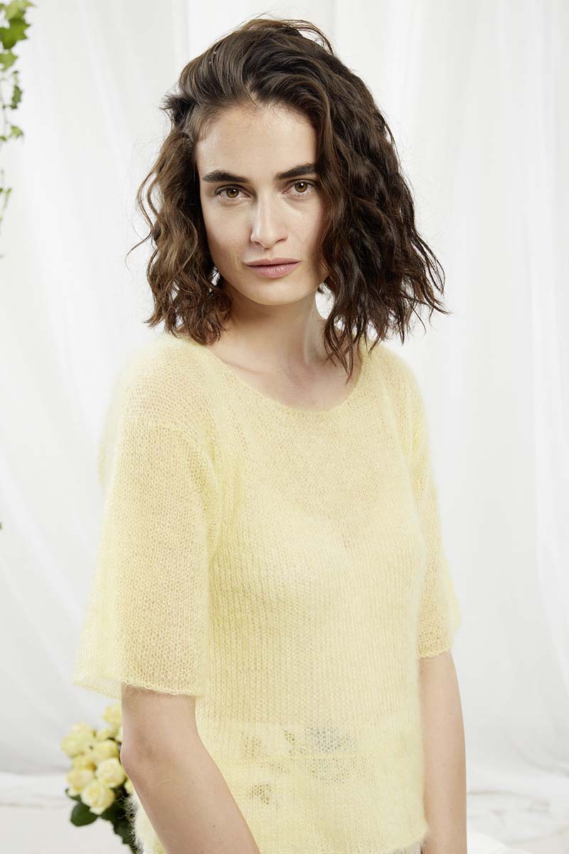 Artikelbild 1 des Artikels “Kurzarmpullover aus Mohair Luxe “